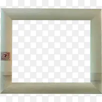 白色木框