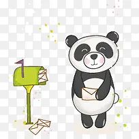 卡通国宝熊猫素材