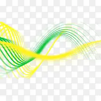 线条柔顺拧巴曲线正弦余弦COS光线特效