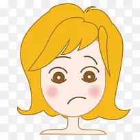 懊恼的女人