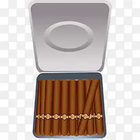 盒装香烟矢量图