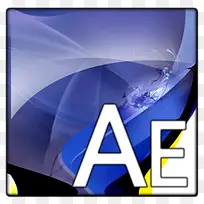 AE Adobe CS3电脑图标透明