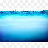水 水泡 蓝色 水背景