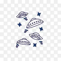 简笔画UFO