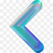 创意合成镭射效果箭头