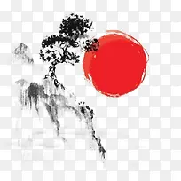 落日