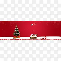 圣诞节淘宝banner背景设计