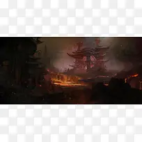 火光魔幻地狱宝塔