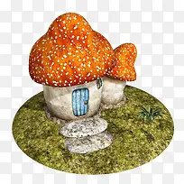 精灵住的蘑菇房子