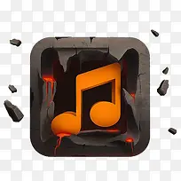 音乐icon图标设计