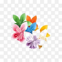 剪纸花