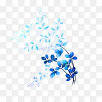 青花瓷花朵图案