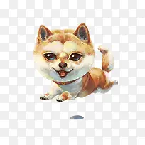 手绘小狗