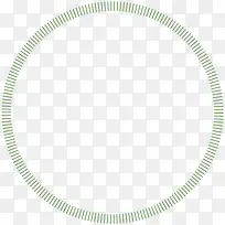 绿色简约圆圈边框纹理