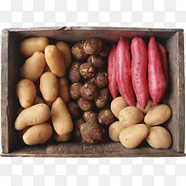 一盒土豆芋头地瓜