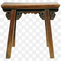 清代榉木云纹条凳中式凳子