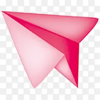 粉红色纸飞机