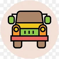 车辆图案手绘车辆图片 汽车