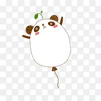 熊猫可爱对话框