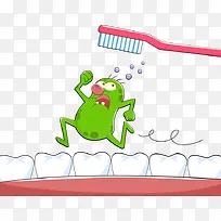 刷牙减少细菌