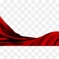 大红色丝绸边框装饰