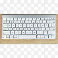 高清摄影木板白色的键盘