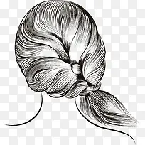 女性发型素材