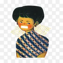贴胶带的嘴