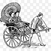 矢量拉车