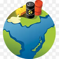 核废料污染地球