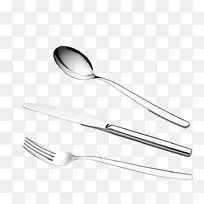 叉子西餐刀和勺免扣素材