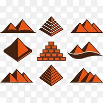 金字塔砖块结构