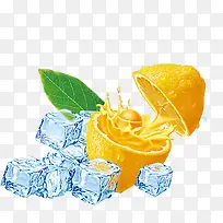 橙子冰块