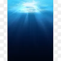 海底照射的阳光图片[高清图片