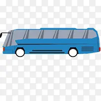 蓝色的长途巴士
