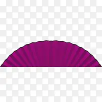 紫色简约扇面边框纹理