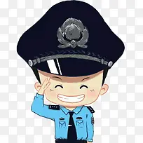 笑嘻嘻的警察