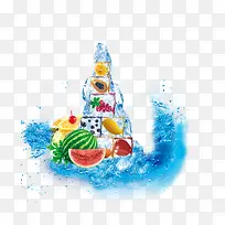 夏季冰凉素材元素