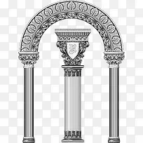 希腊柱子