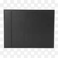 黑色牛皮信纸盒盘透明素材