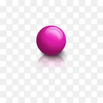 紫色的球
