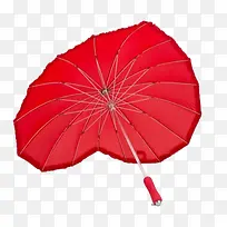 红色心型伞爱心晴雨伞