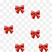 红色蝴蝶花画框素材