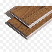 深褐色木纹实木地板锁扣堆叠