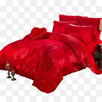 红色婚床