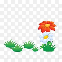 花儿和小草免抠素材