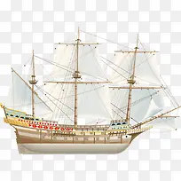 帆船矢量图