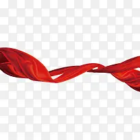 红色的飘带丝带