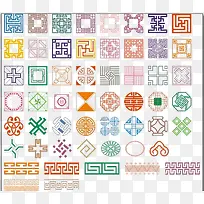 五十多种古典花纹