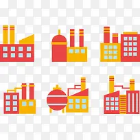 矢量图工业建筑